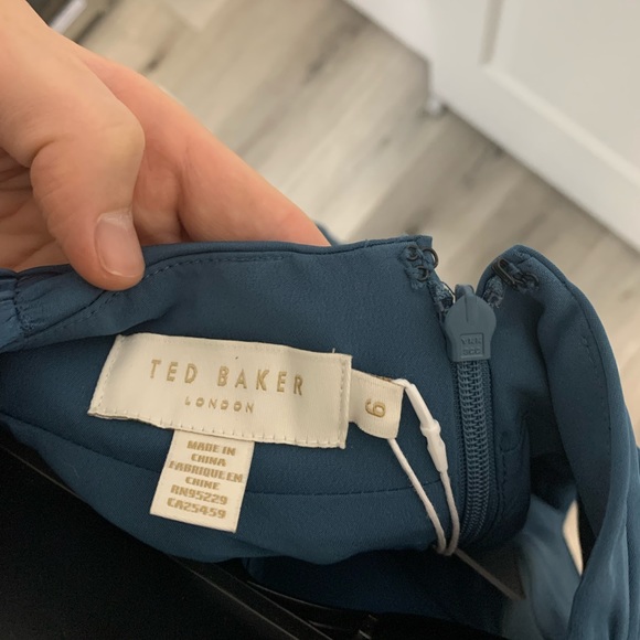 Ted Baker Jadis Draped High Neck Top - Picture 7 of 10